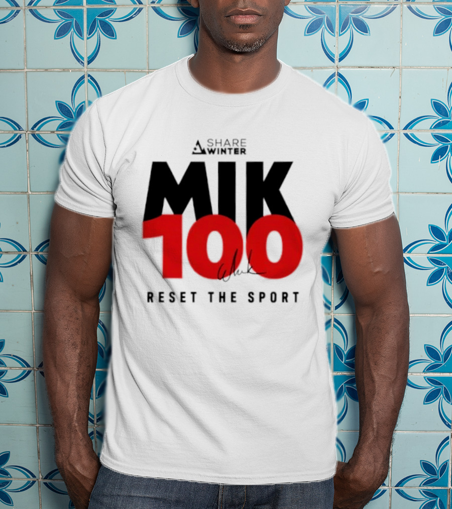 MIK 100 Reset The Sport A Share White T-Shirt