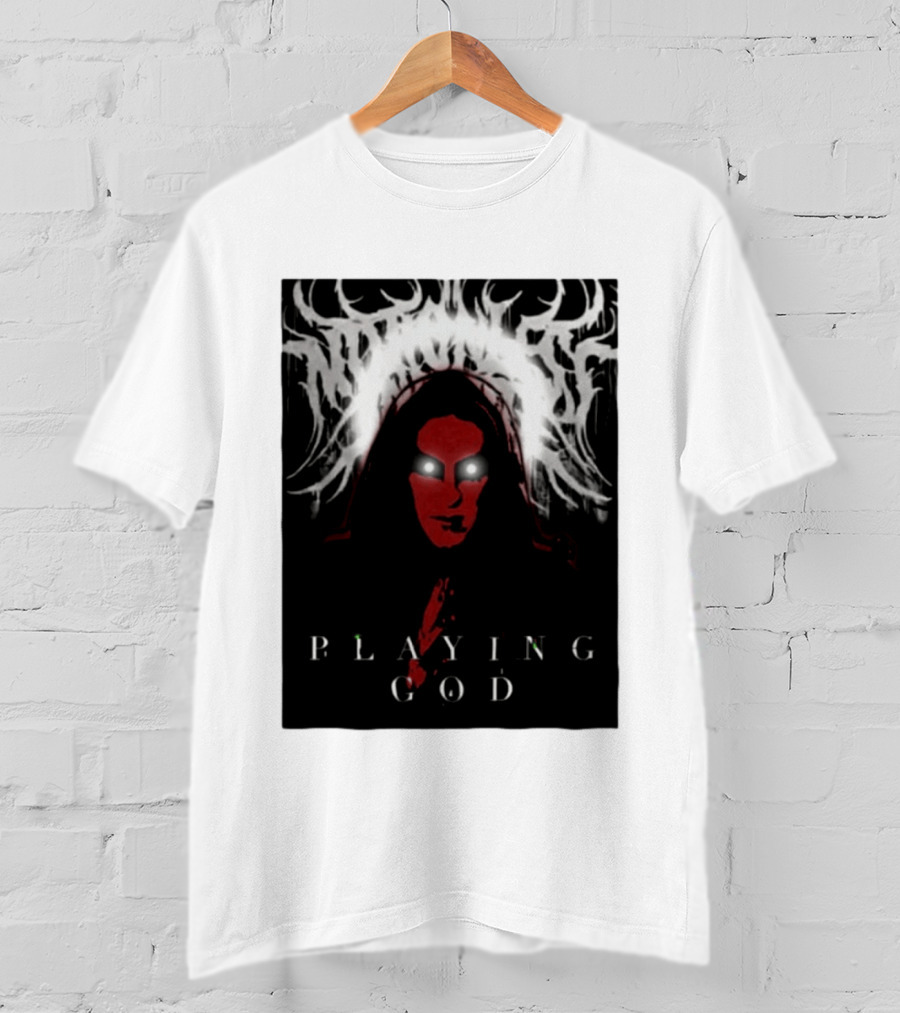 Notshiva Playing God Gothic Dark T-Shirt