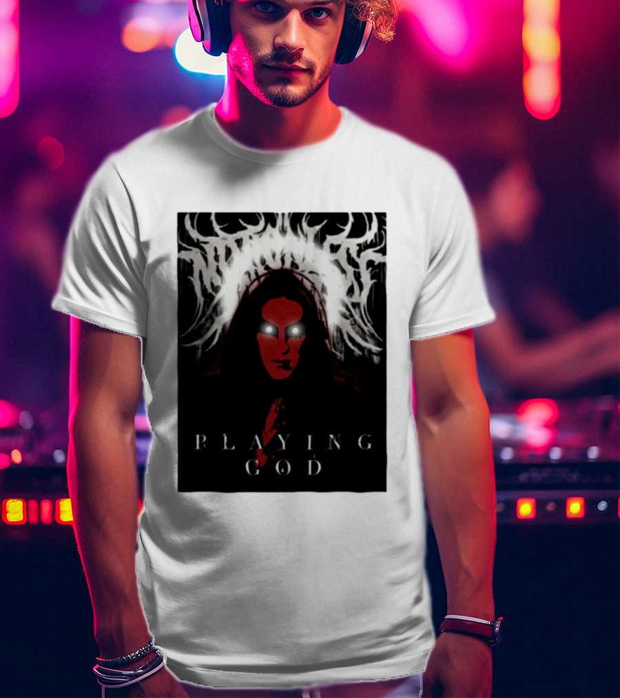 Notshiva Playing God Gothic Dark T-Shirt