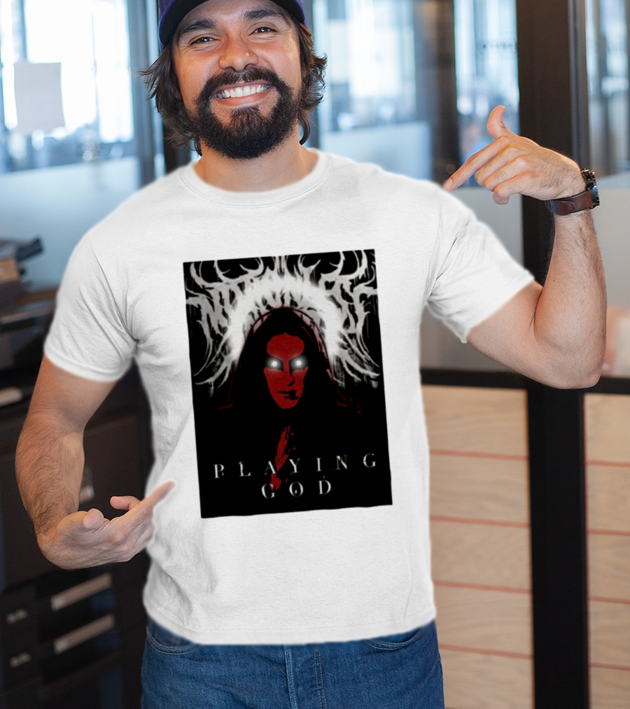 Notshiva Playing God Gothic Dark T-Shirt