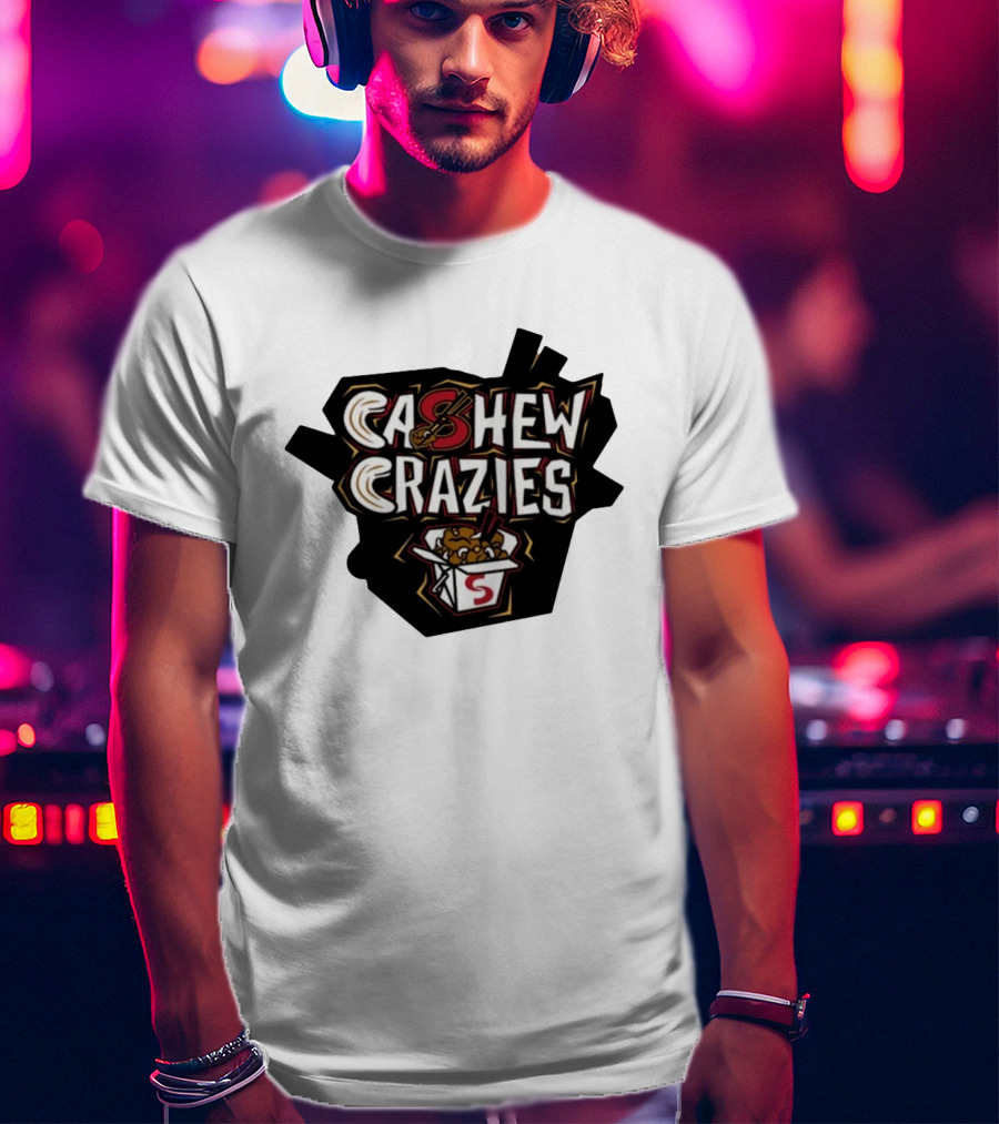 Cashew Crazies Springfield Cashew Chickens Box And Chopsticks T-Shirt