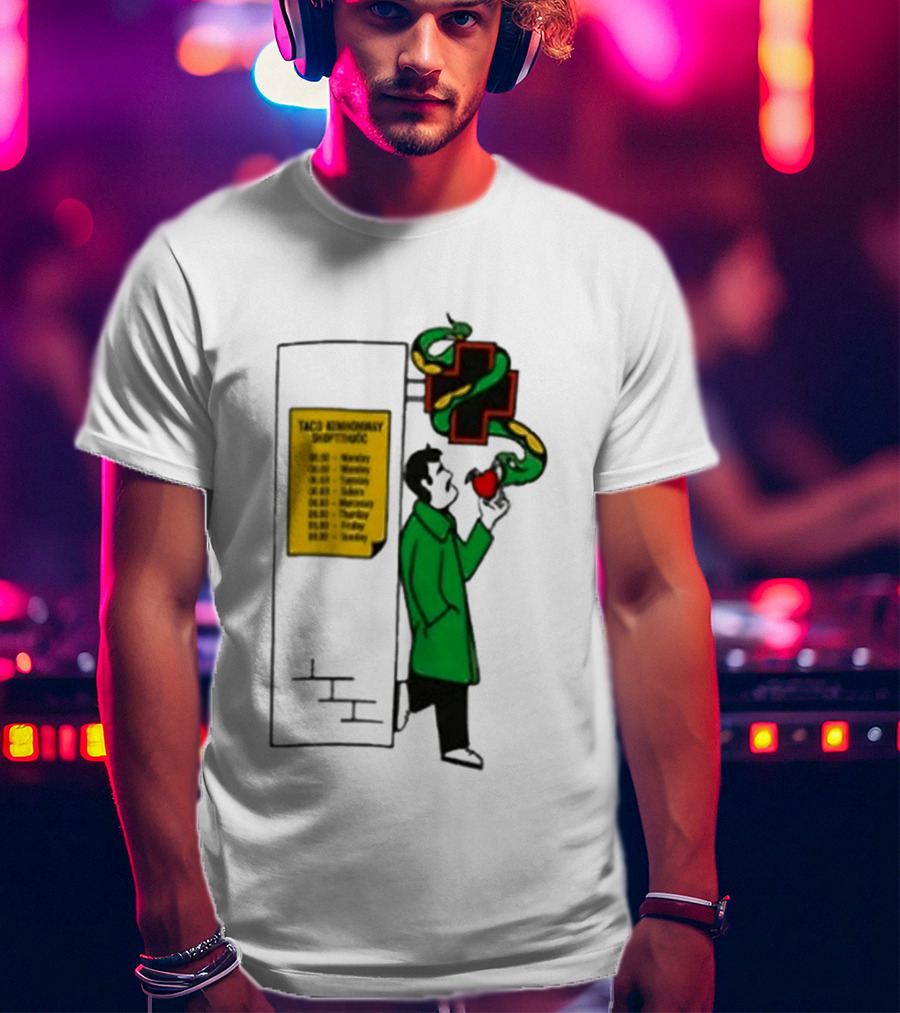 Taco Hemingway Tour 2026 Snake Grafik Wegowa Szef Smoove Baron Friday T-Shirt
