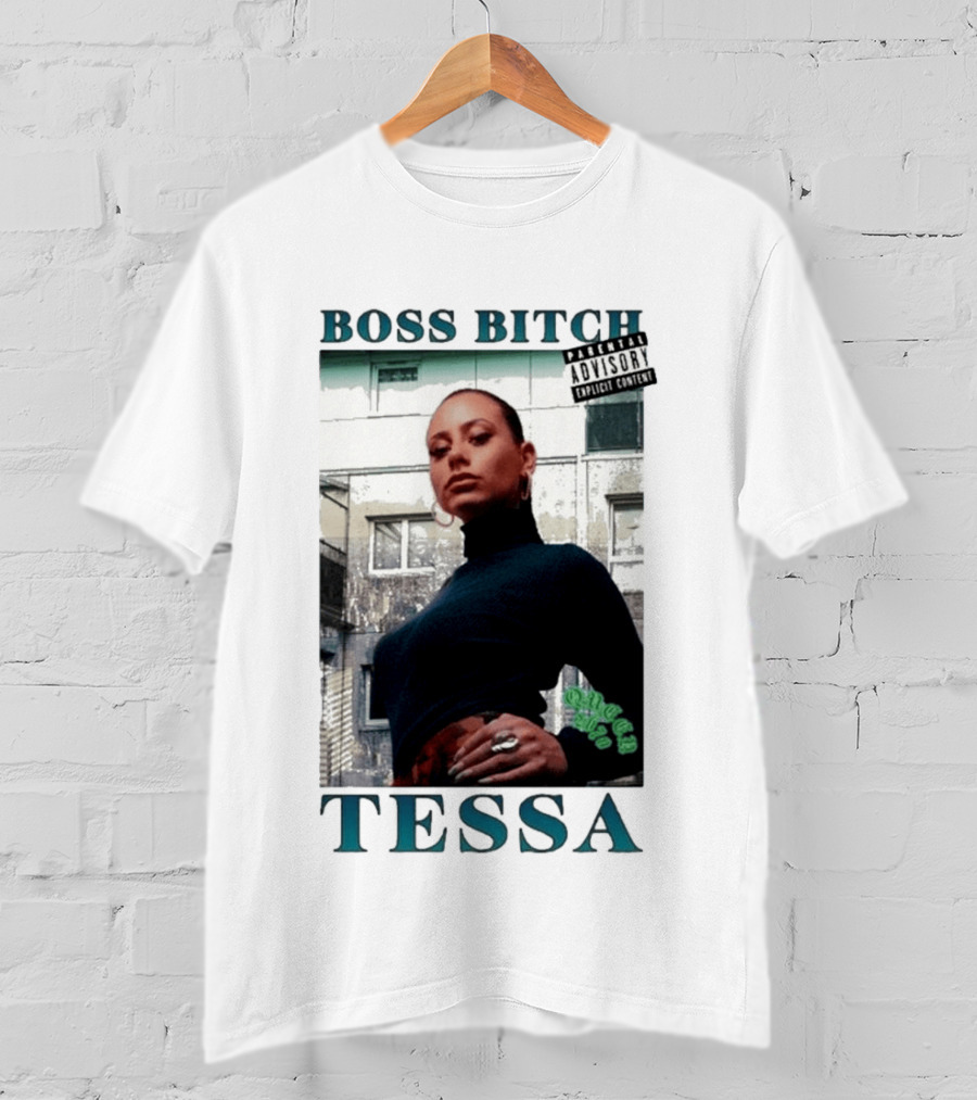 BOSS BITCH TESSA Explicit Content Warning T-Shirt