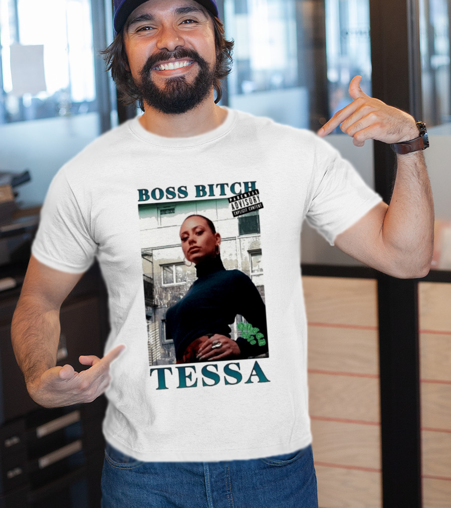 BOSS BITCH TESSA Explicit Content Warning T-Shirt