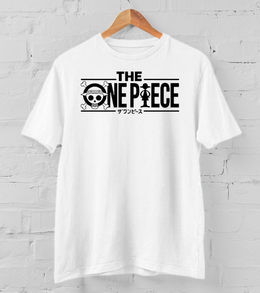 The One Piece 2027 WIT Studio Remake Luffy Skull Icon Japanese T-Shirt