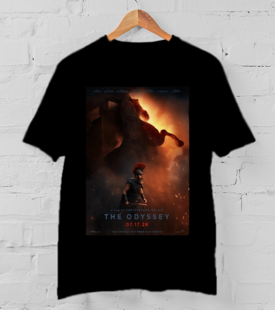The Odyssey July 17 2026 A Film By Christopher Nolan IMAX Epic T-Shirt