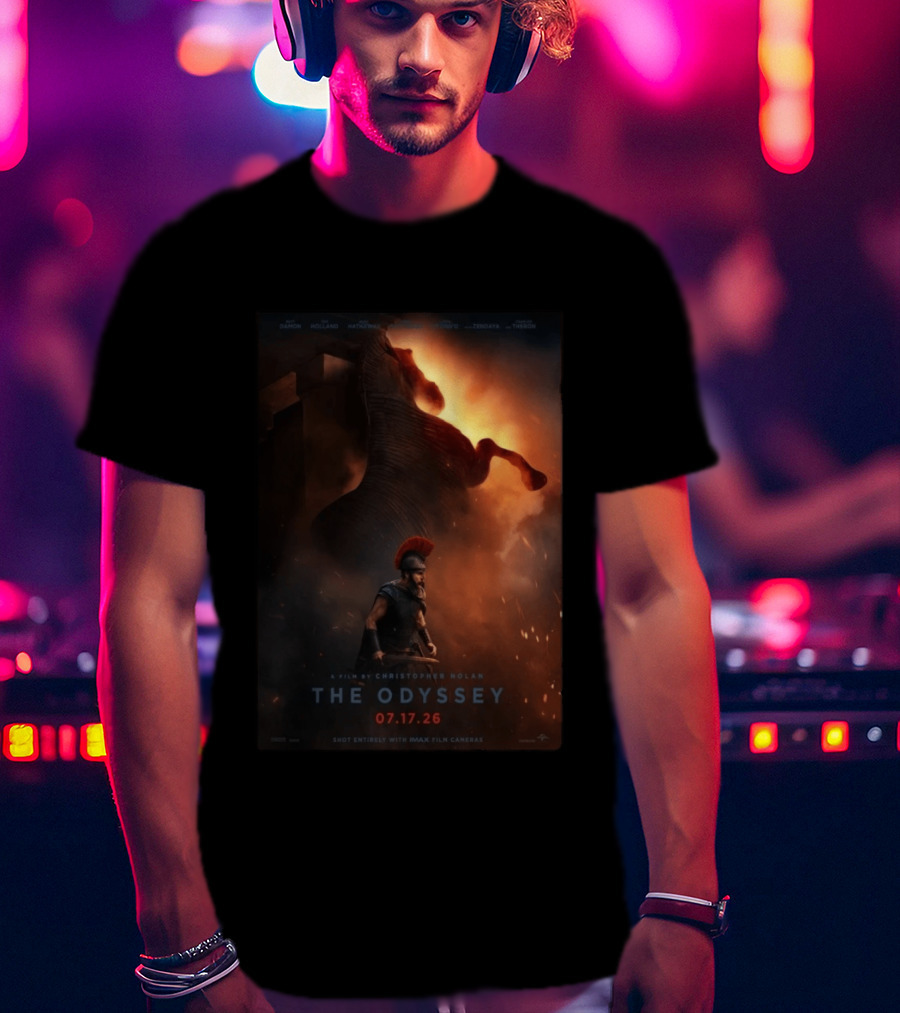 The Odyssey July 17 2026 A Film By Christopher Nolan IMAX Epic T-Shirt