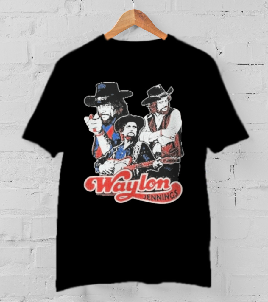 Waylon Jennings Cowboy Trio T-Shirt