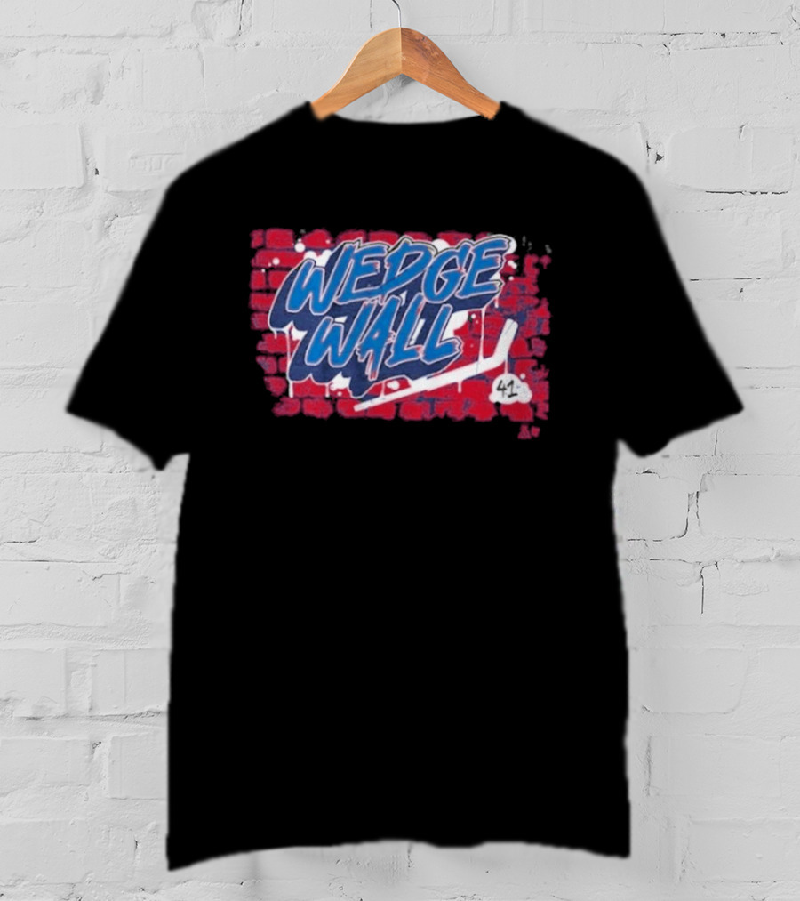 Wedge Wall 41 Scott Wedgewood Hockey Fan Gear T-Shirt