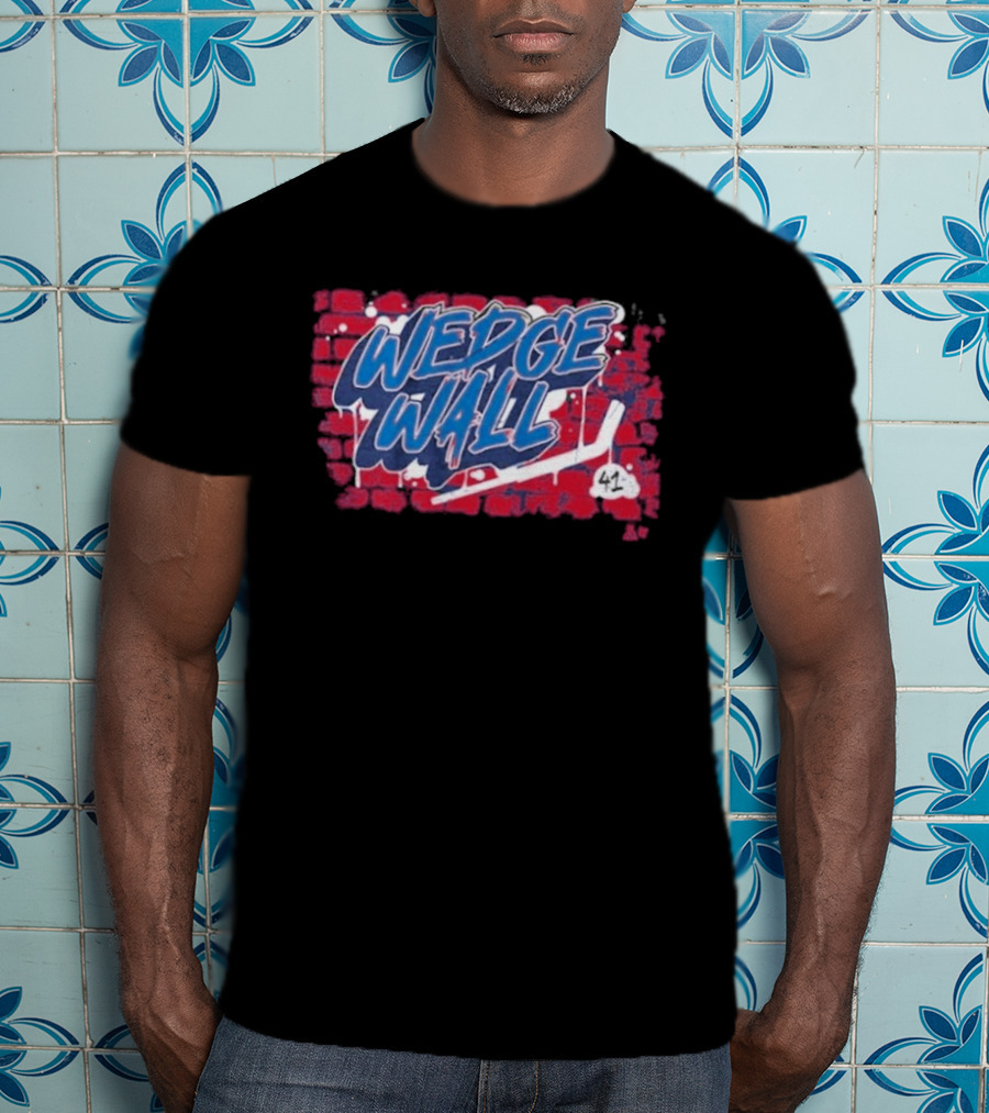 Wedge Wall 41 Scott Wedgewood Hockey Fan Gear T-Shirt