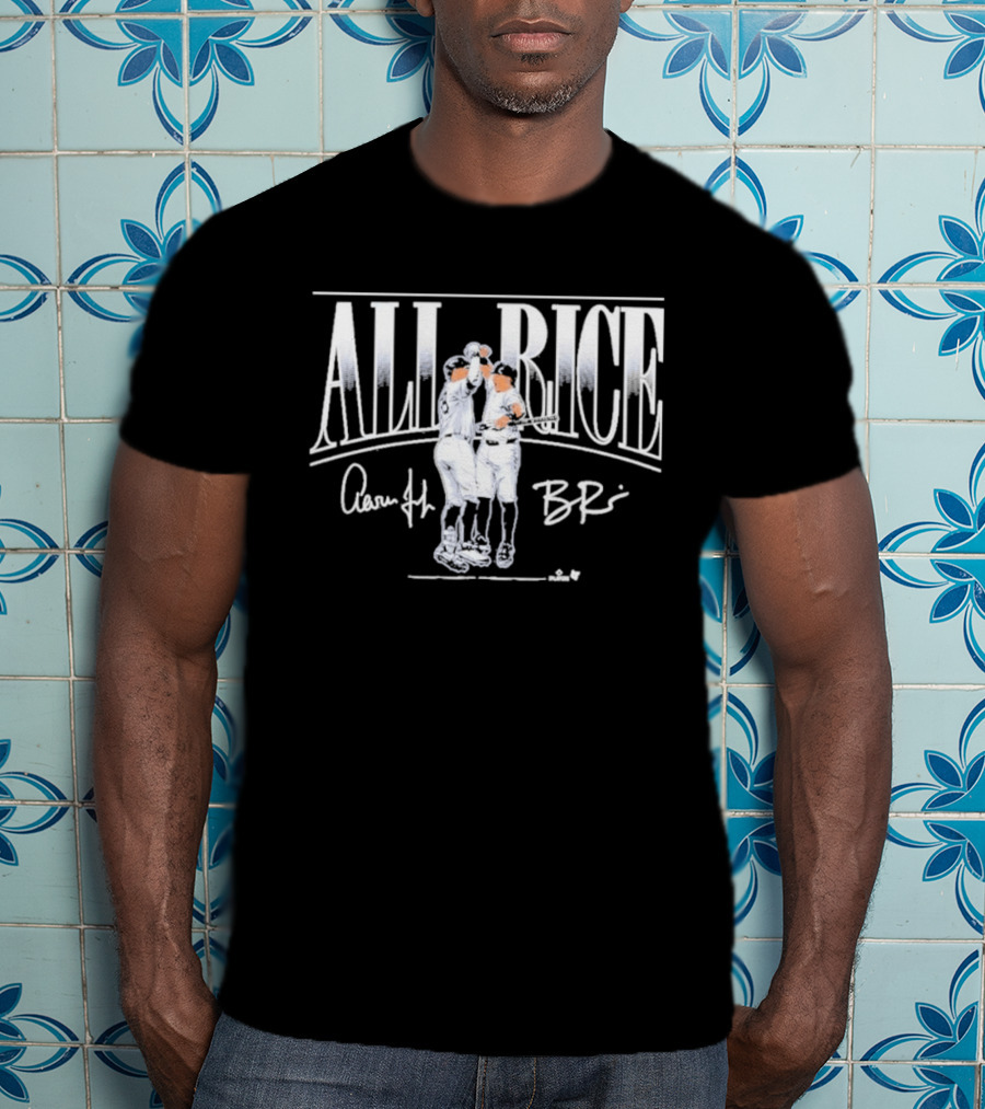 ALL RICE Aaron Judge Ben Rice Celebration T-Shirt