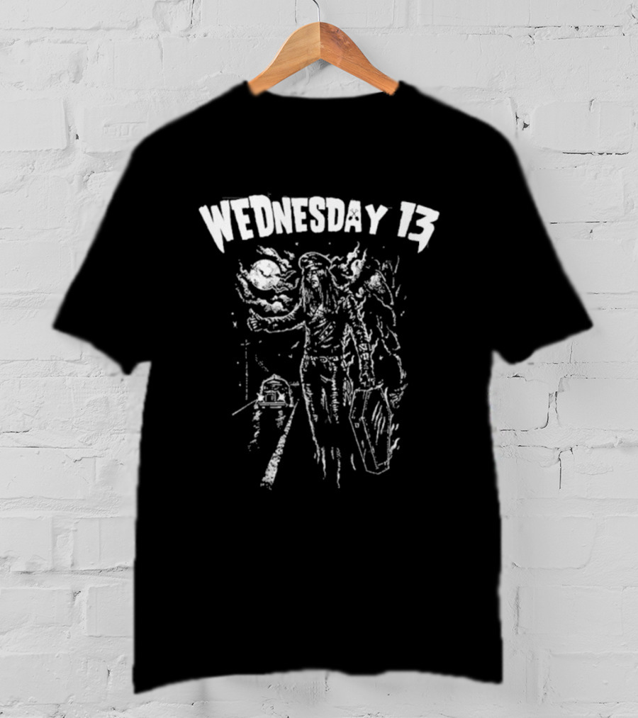 Wednesday 13 The Hitcher Creepy Roadside Horror T-Shirt