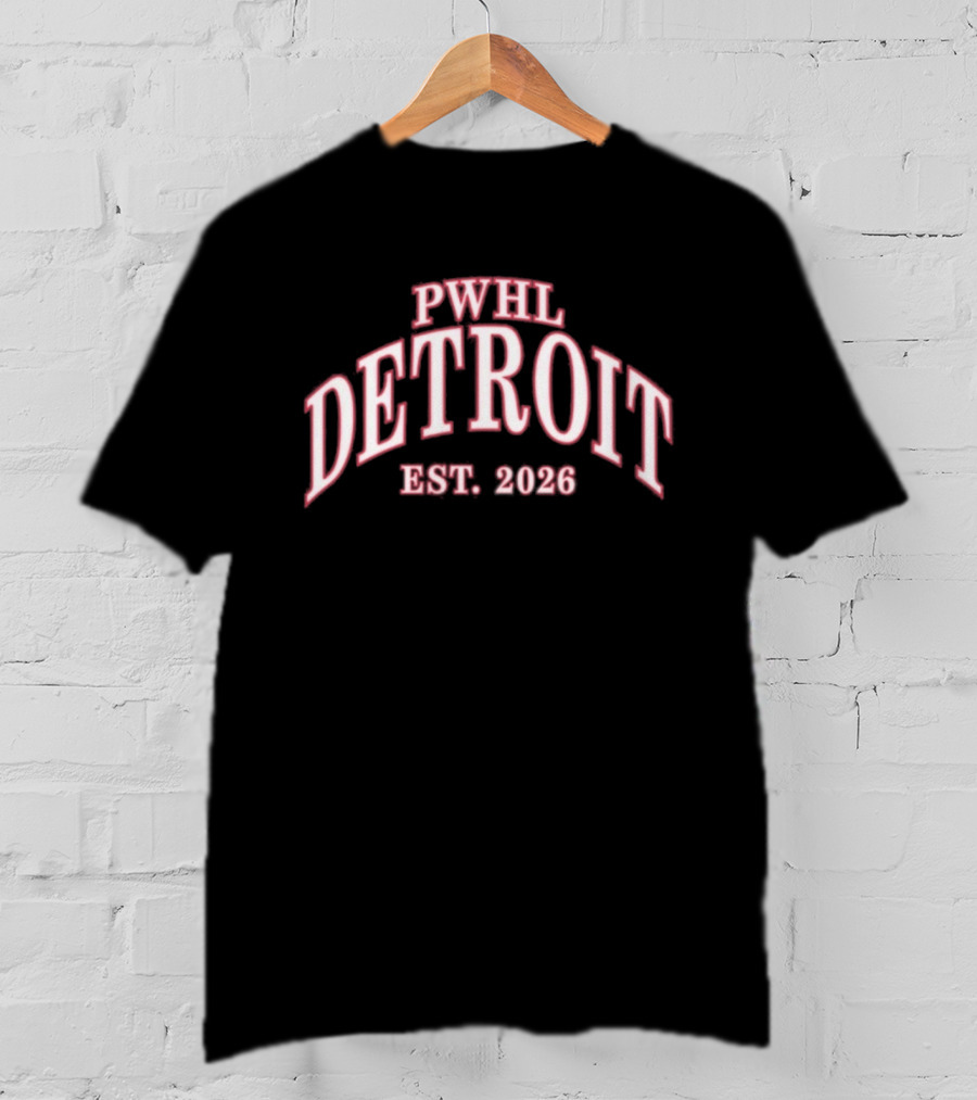 Adult PWHL Detroit EST 2026 Sportiqe Biltmore T-Shirt