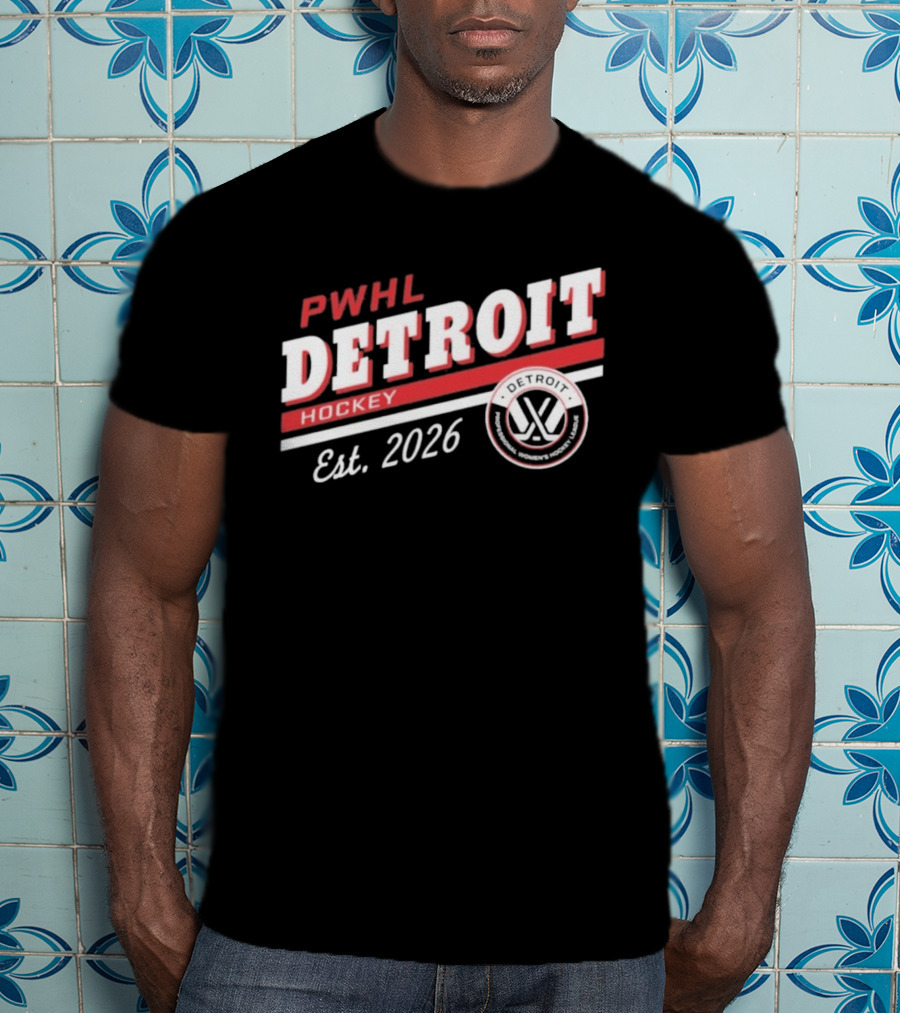 PWHL Detroit Hockey Est. 2026 Sportiqe Duke T-Shirt