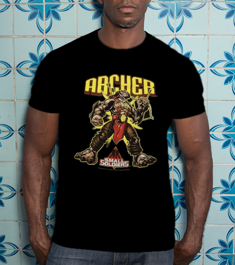 Archer Action Figure Featuring Small Soldiers Movie T-Shirt