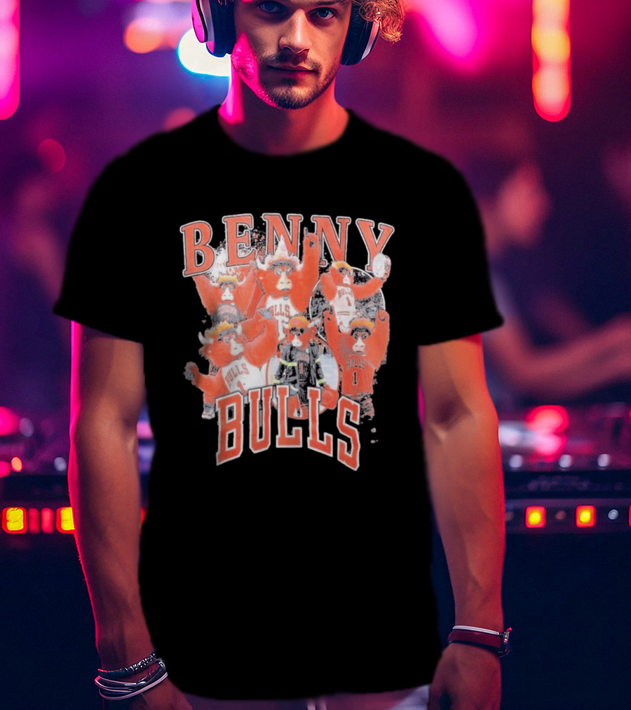 Benny Chicago Bulls Stadium Essentials Youth Crossroads Bulls T-Shirt