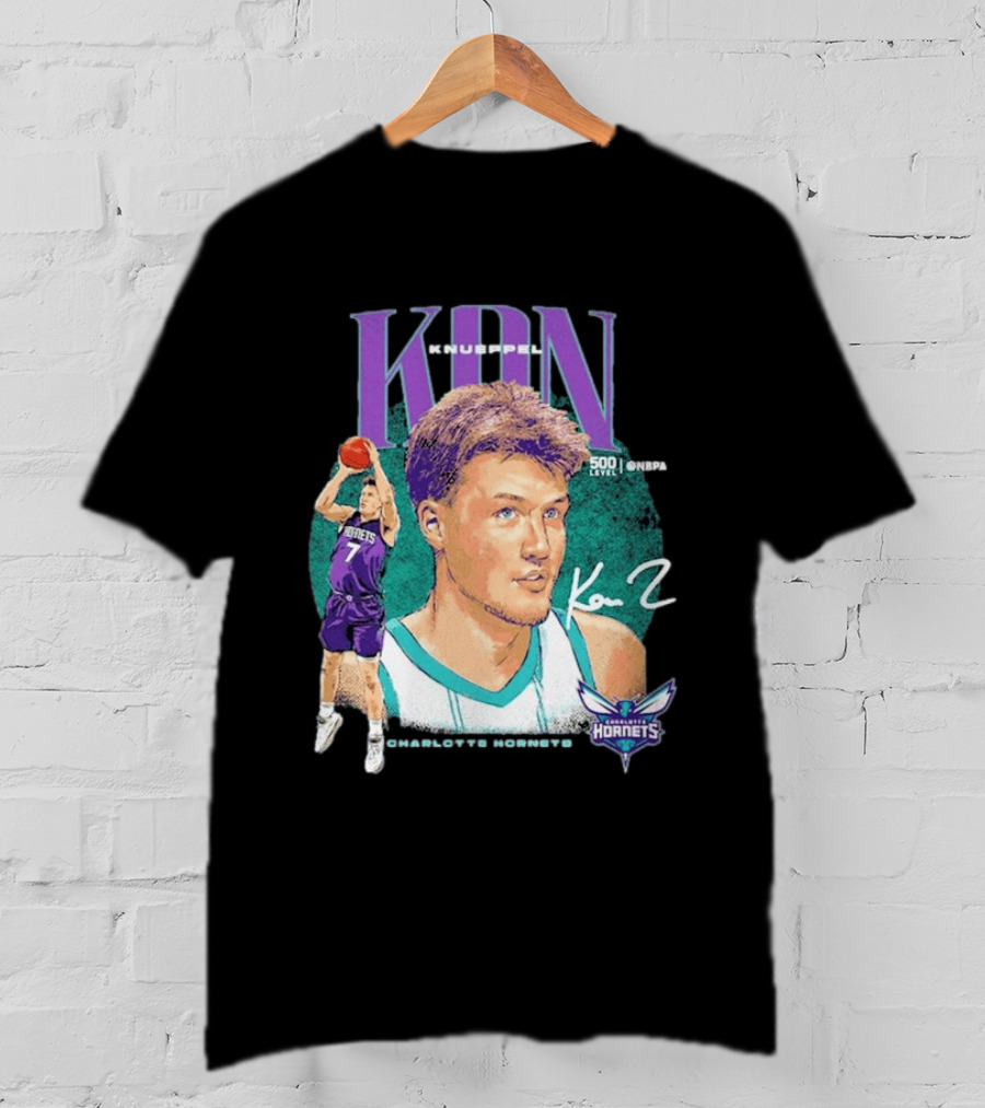 Kon Knueppel Charlotte Hornets Dual Player 500 Level NBA T-Shirt