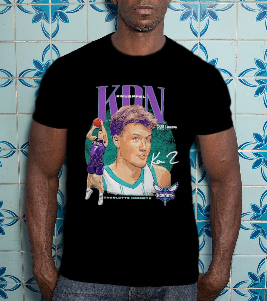 Kon Knueppel Charlotte Hornets Dual Player 500 Level NBA T-Shirt