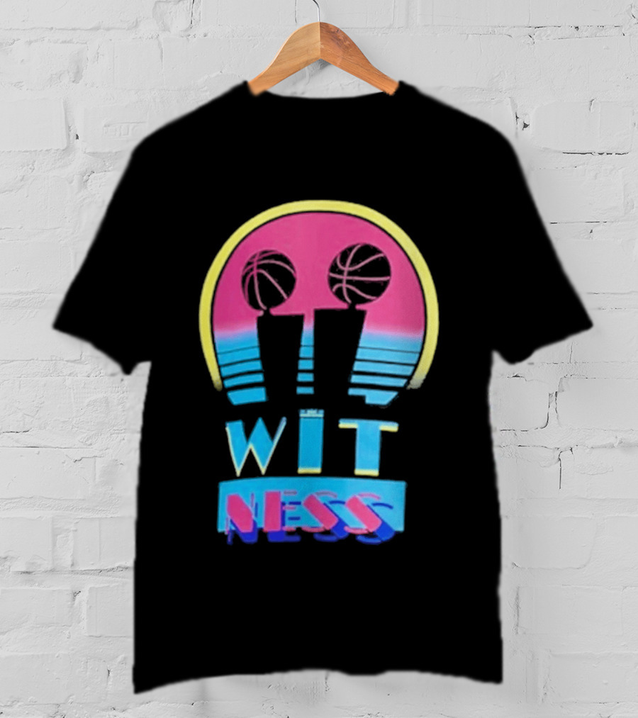 LeBron James Miami Twice Max90 Wit Ness Basketball T-Shirt