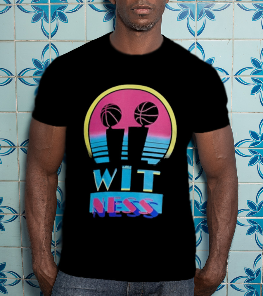 LeBron James Miami Twice Max90 Wit Ness Basketball T-Shirt
