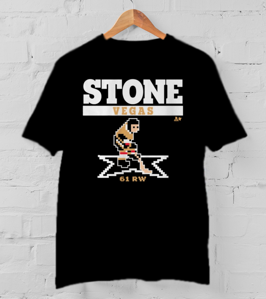Stone Vegas Hockey 61 RW Pixel T-Shirt