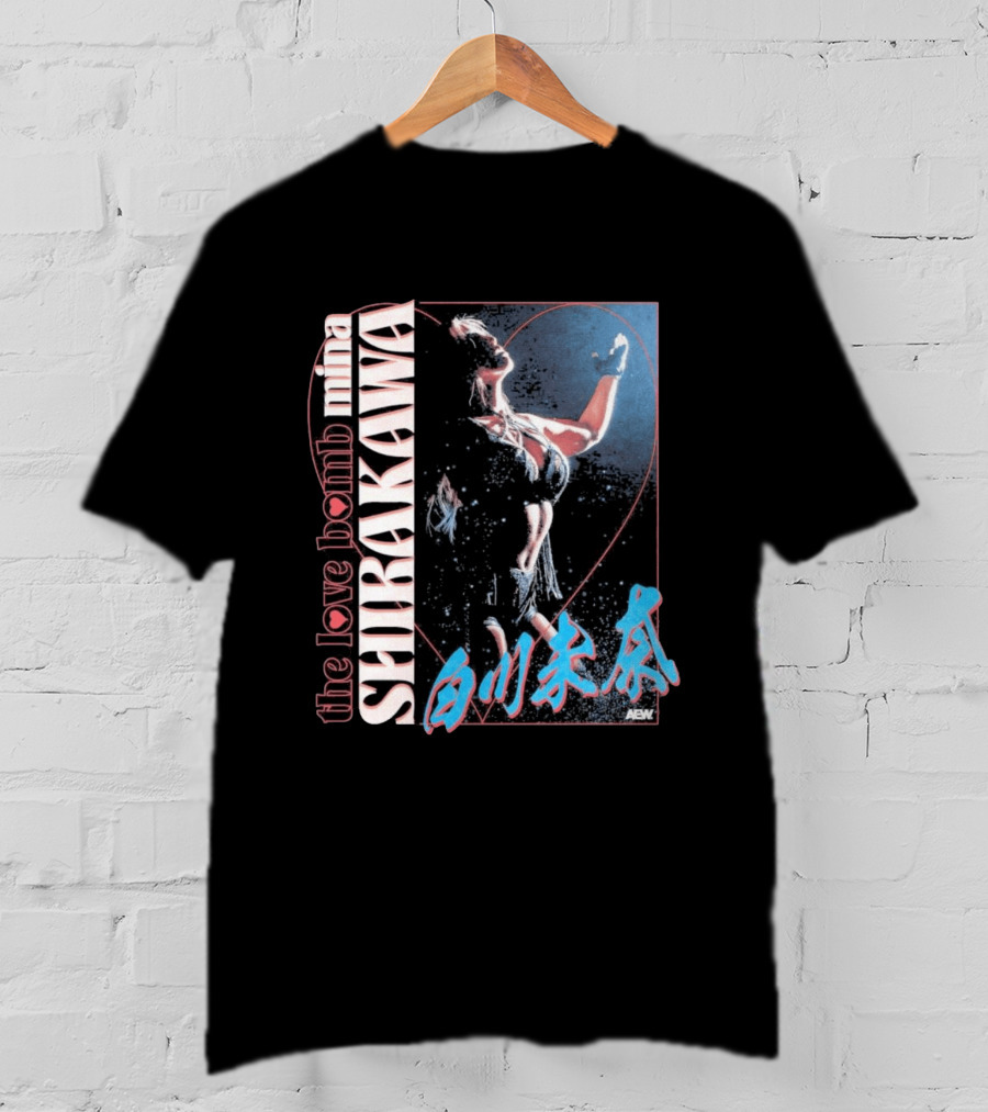 Mina Shirakawa The Love Bomb AEW Shirakawa T-Shirt