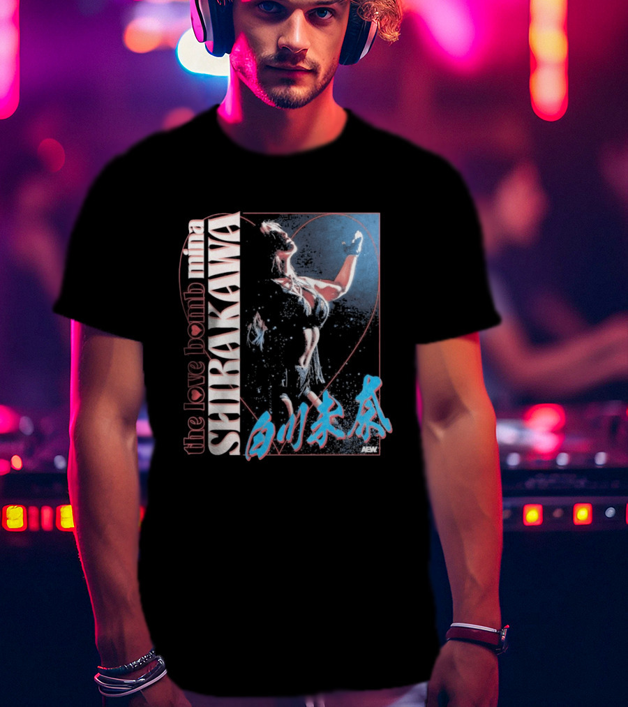 Mina Shirakawa The Love Bomb AEW Shirakawa T-Shirt