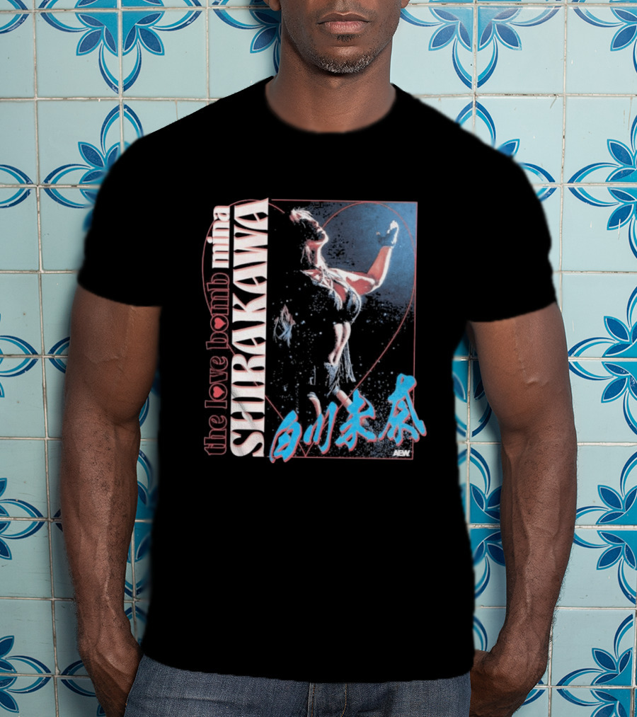 Mina Shirakawa The Love Bomb AEW Shirakawa T-Shirt