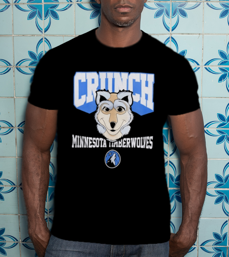 Minnesota Timberwolves Crunch The Wolf T-Shirt