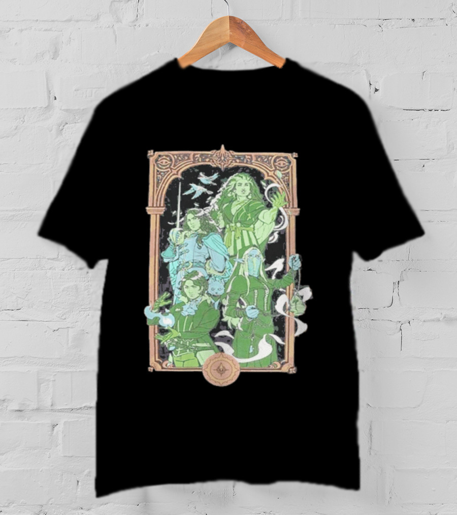 Critical Role Heroes Of Araman Seekers Tabletop Adventure Characters T-Shirt