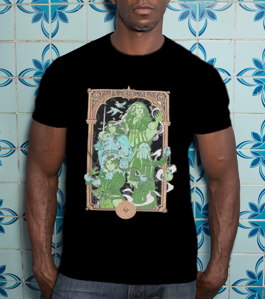 Critical Role Heroes Of Araman Seekers Tabletop Adventure Characters T-Shirt