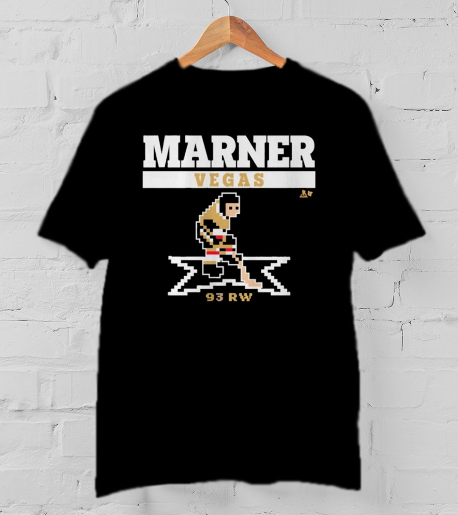 Marner Vegas 93 RW Pixel Hockey Player T-Shirt