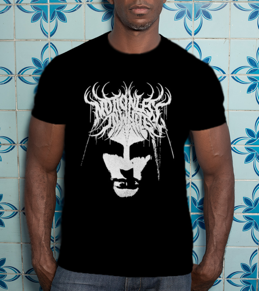 Miw Fear Not The Dark Symmetrical Antlered Reflection T-Shirt