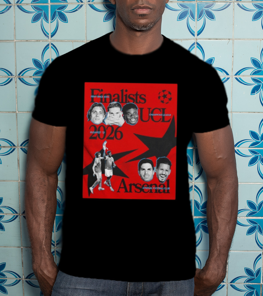 Finalists UCL 2026 Arsenal Champions League First Since 2006 Budapest T-Shirt