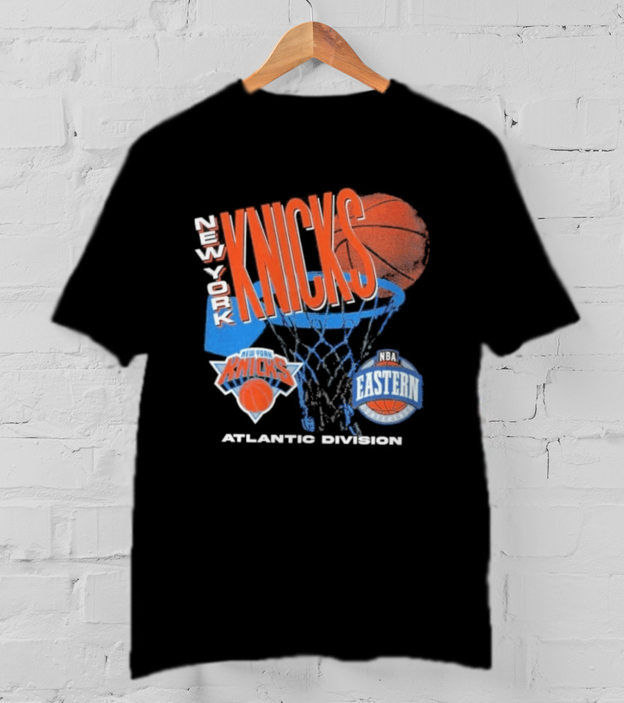 New York Knicks 90s Hardwood Classics Eastern Atlantic Division T-Shirt