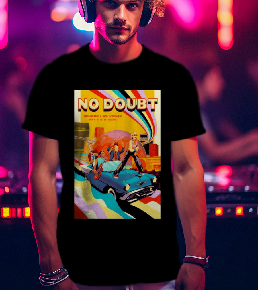 No Doubt Sphere Las Vegas May 6 9 2026 Vintage Road Trip Concert T-Shirt