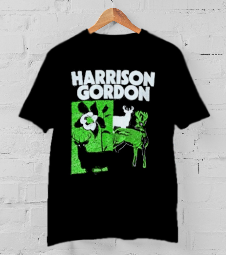 Harrison Gordon Tour Nature Wildlife Deer Flower T-Shirt