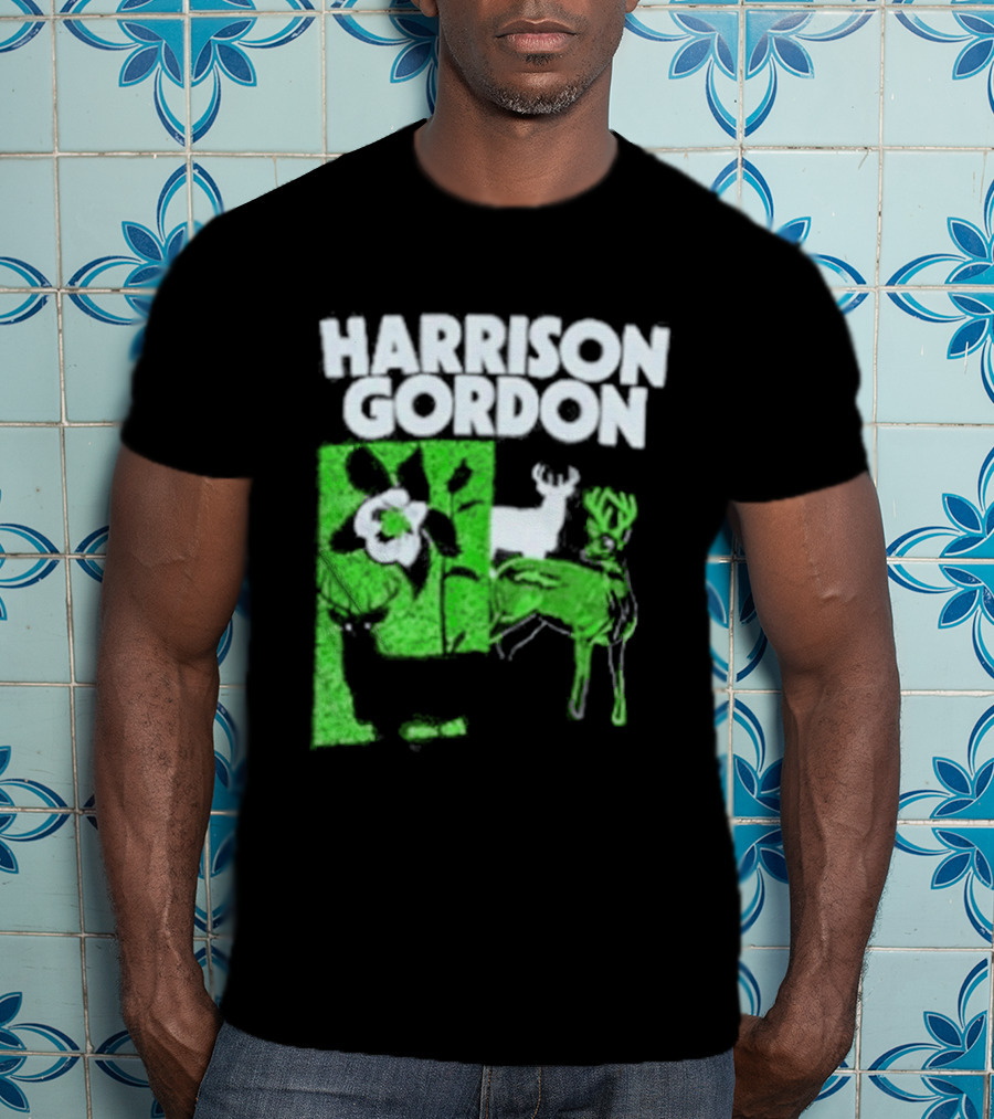 Harrison Gordon Tour Nature Wildlife Deer Flower T-Shirt