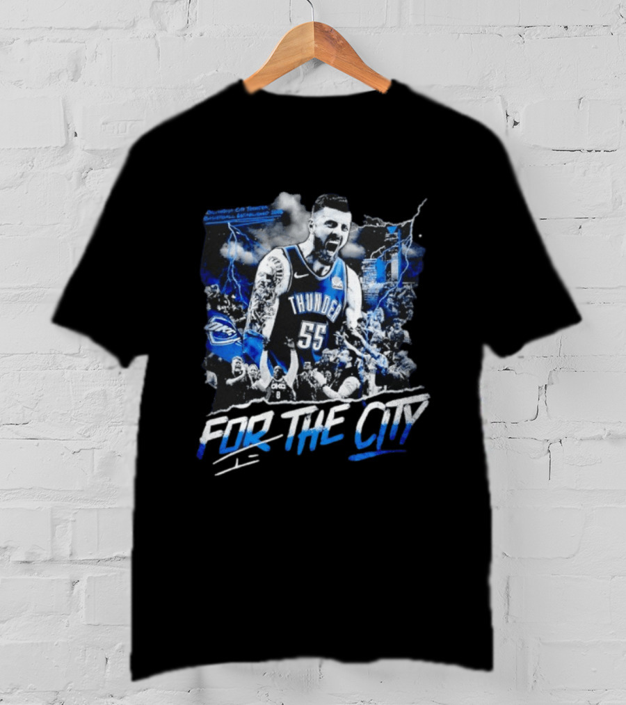 Oklahoma City Thunder Isaiah Hartenstein 55 For The City T-Shirt