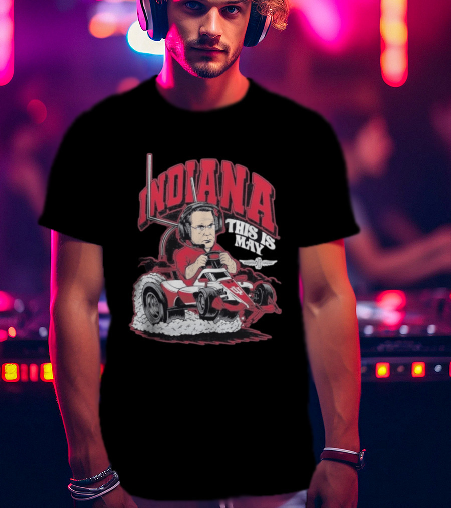 Indiana Hoosiers This Is May Kart Racing T-Shirt