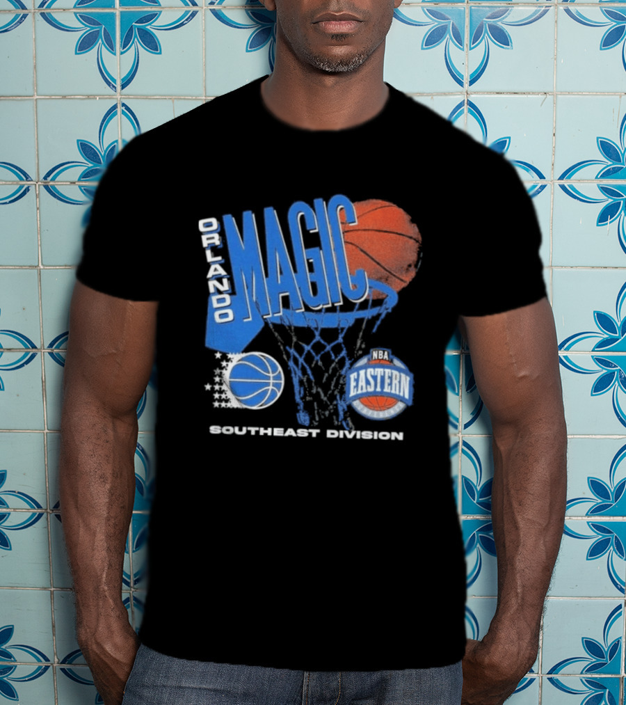 Orlando Magic 90s Hardwood Classics Southeast Division NBA Eastern Conference Basketball T-Shirt