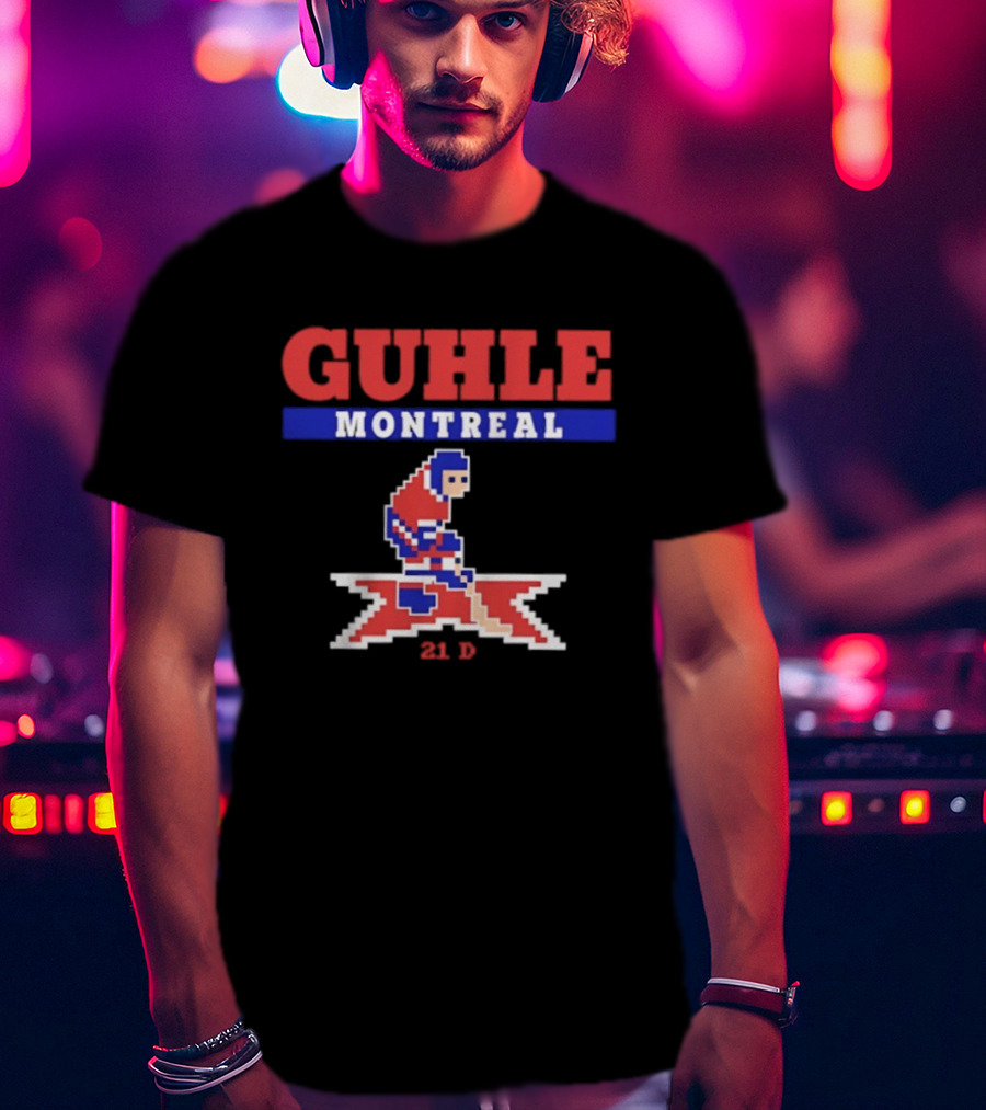 Guhle Montreal Canadiens Pixel Art 21 D Hockey T-Shirt