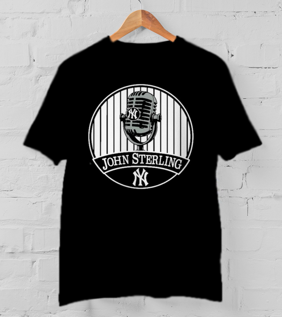 John Sterling Microphone New York Yankees Remembrance T-Shirt