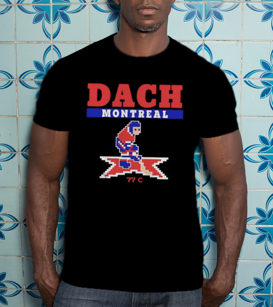 Kirby Dach Montreal 77 C Hockey Canadiens Iconic Athlete T-Shirt