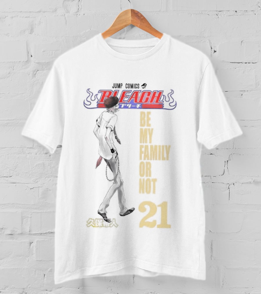 BLEACH Be My Family Or Not 21 Manga Volume Cover T-Shirt