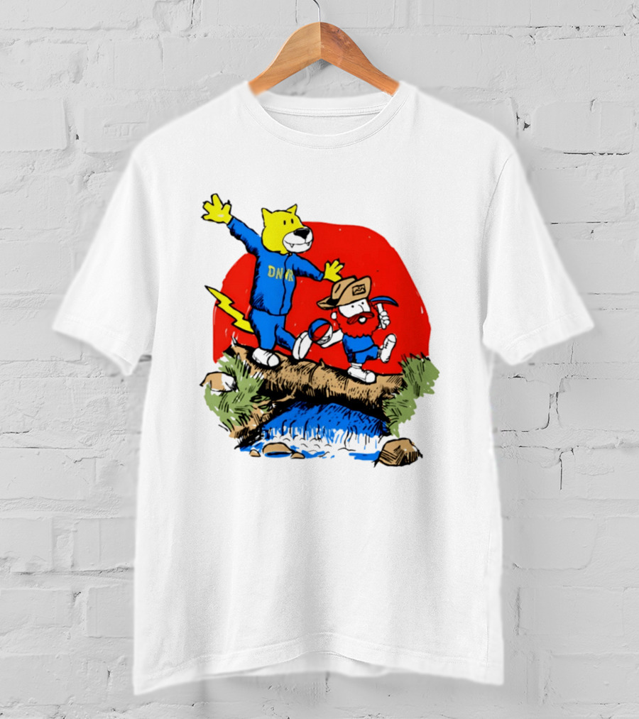 Buffalo Bills Football Cartoon Characters With DNR Sports T-Shirt