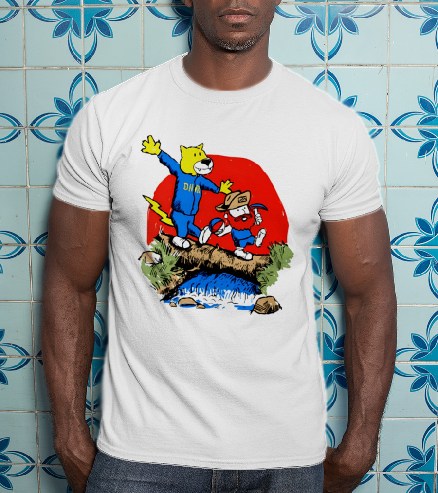 Buffalo Bills Football Cartoon Characters With DNR Sports T-Shirt