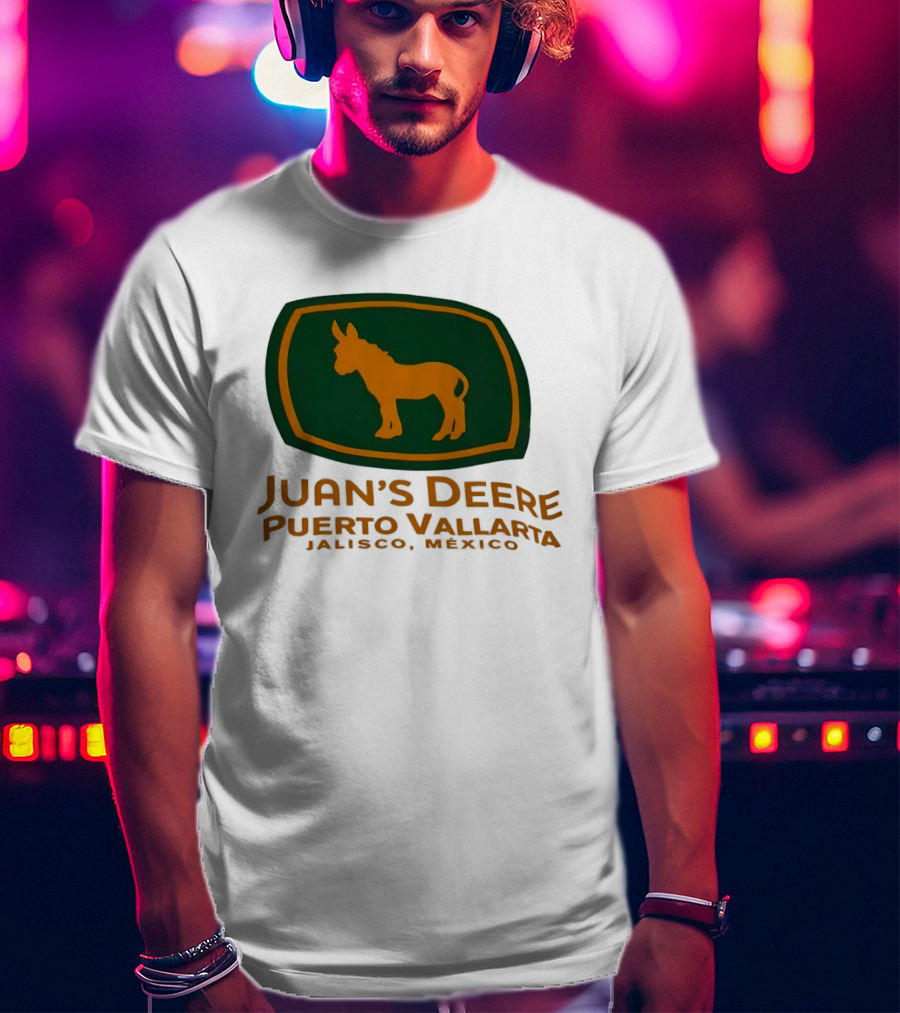 Juan's Deere Puerto Vallarta Jalisco Mexico Donkey T-Shirt