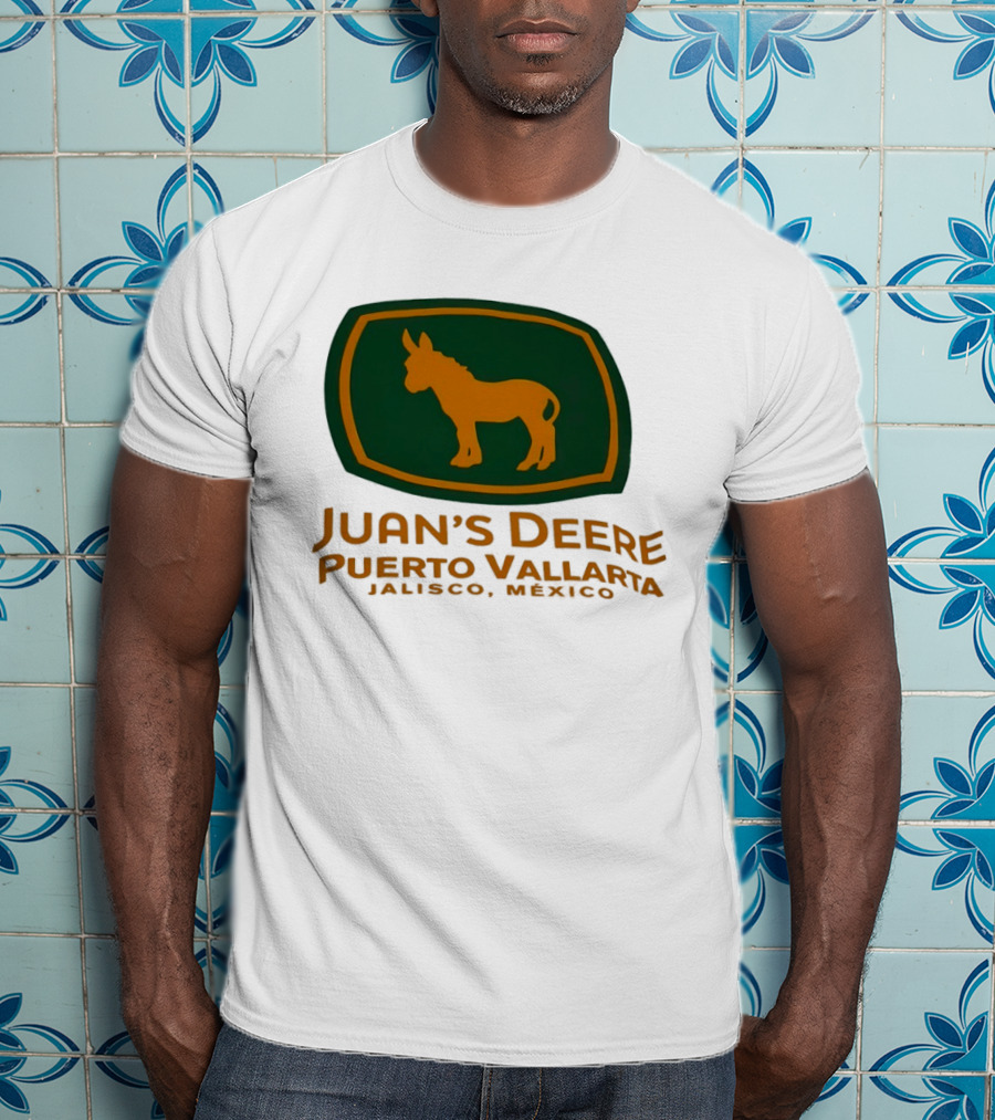 Juan's Deere Puerto Vallarta Jalisco Mexico Donkey T-Shirt