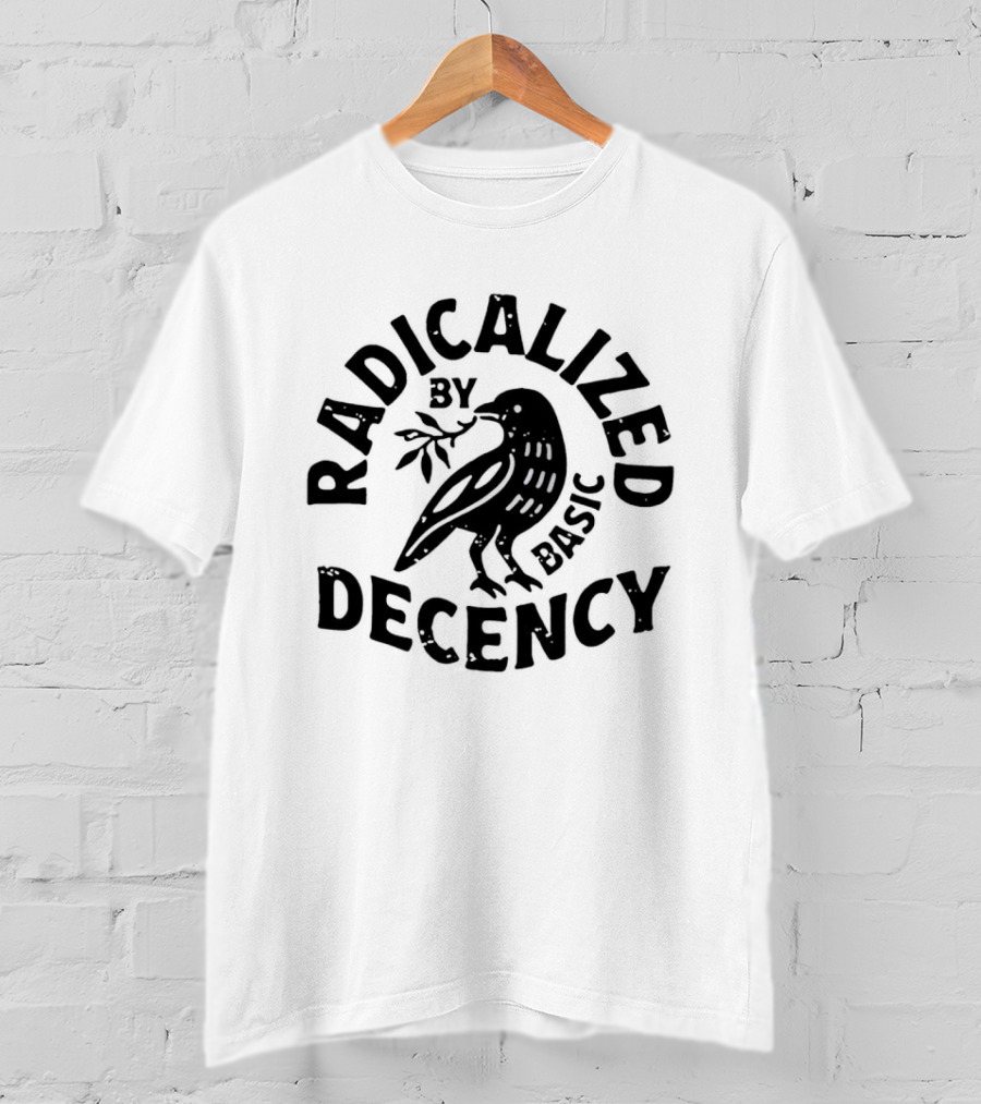 Radicalized By Decency Basic Raven T-Shirt